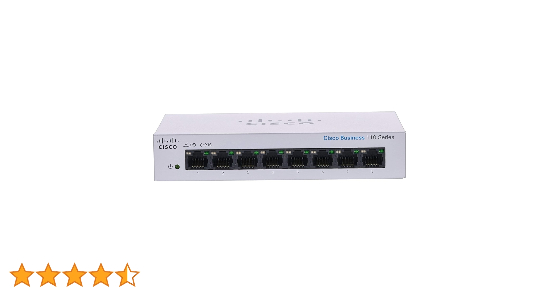 Cisco Business CBS110-8T-D Unmanaged Switch, 8 Port GE
